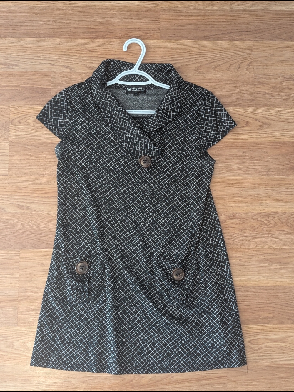 Papillon Black and White Minidress